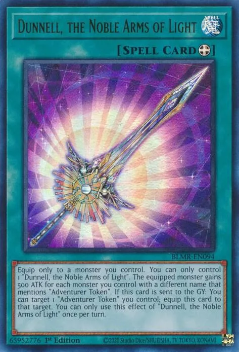 Dunnell, the Noble Arms of Light BLMR-EN094 Yu-Gi-Oh card from Battles of Legend: Monstrous Revenge