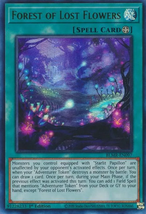 Forest of Lost Flowers BLMR-EN097 Yu-Gi-Oh card from Battles of Legend: Monstrous Revenge
