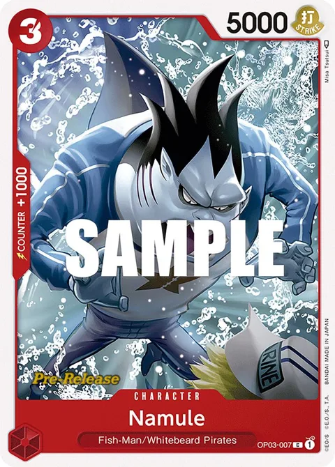 Namule OP03-007 Pre-Release One Piece card from Pillars of Strength Pre-Release Cards