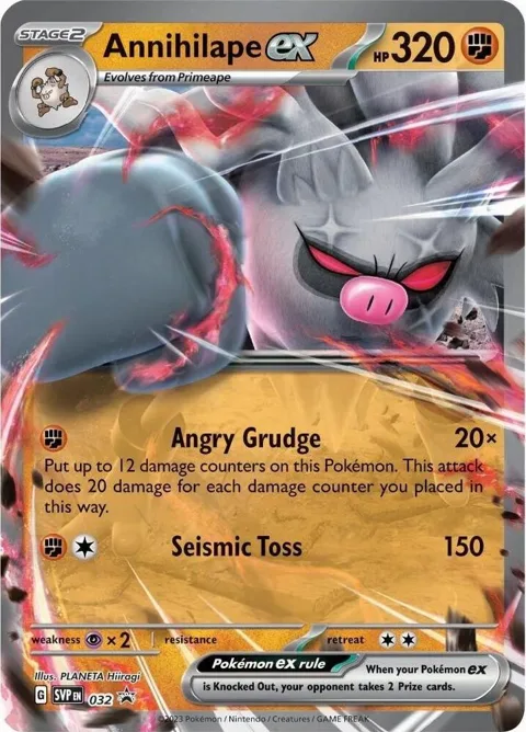 Annihilape ex #032 Holofoil Pokémon card from Scarlet & Violet Promo Cards