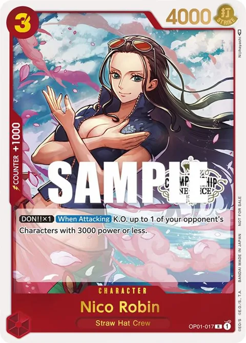 Nico Robin Store Championship 2023 Participation Pack Vol.1 OP01-017 One Piece card from One Piece Promotion Cards