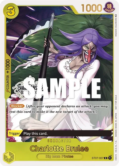 Charlotte Brulee Store Championship 2023 Participation Pack Vol.1 ST07-007 One Piece card from One Piece Promotion Cards