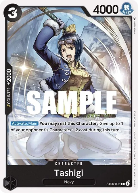 Tashigi Tournament Pack Vol. 4 ST06-006 One Piece card from One Piece Promotion Cards