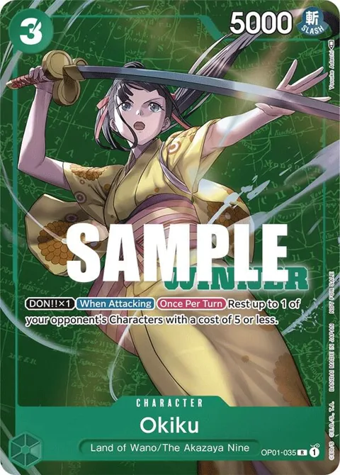 Okiku Winner Pack Vol. 4 OP01-035 One Piece card from One Piece Promotion Cards