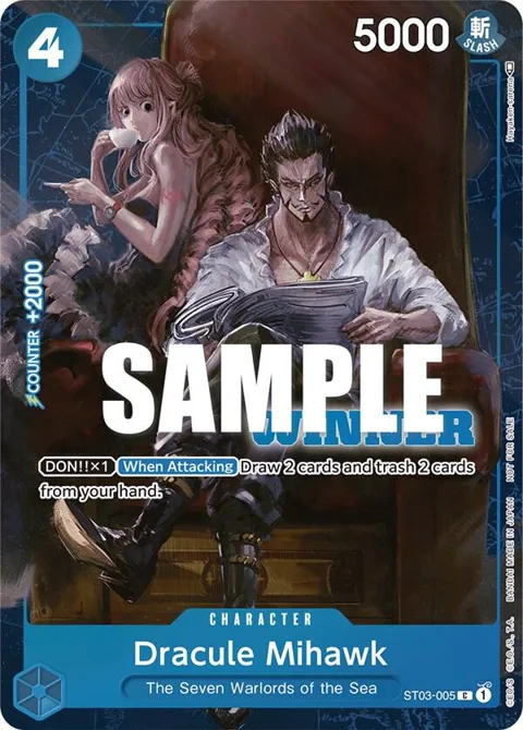 Dracule Mihawk Winner Pack Vol. 4 ST03-005 One Piece card from One Piece Promotion Cards