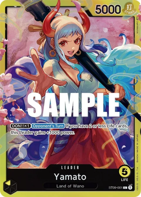Yamato ST09-001 One Piece card from Starter Deck 9: Yamato