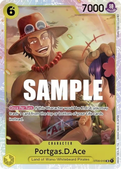 Portgas.D.Ace ST09-010 One Piece card from Starter Deck 9: Yamato