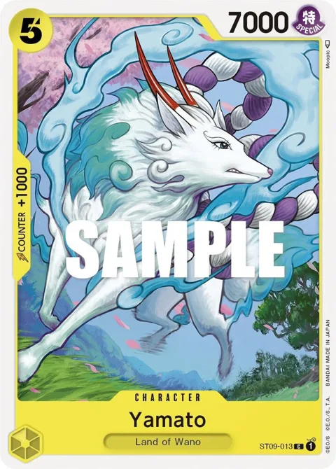 Yamato ST09-013 One Piece card from Starter Deck 9: Yamato