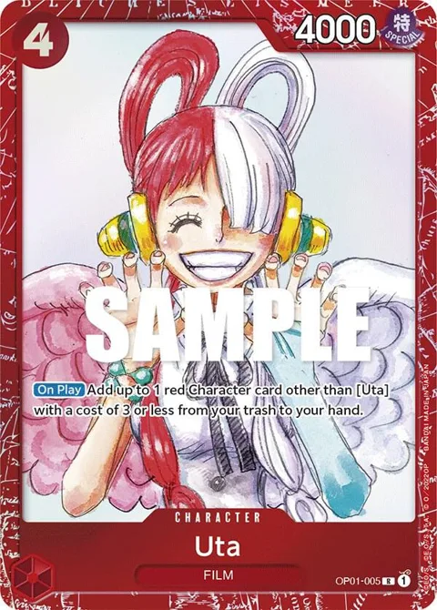 Uta Premium Card Collection -ONE PIECE FILM RED Edition- OP01-005 One Piece card from One Piece Promotion Cards