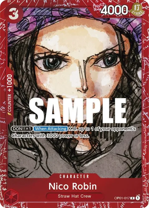Nico Robin Premium Card Collection -ONE PIECE FILM RED Edition- OP01-017 One Piece card from One Piece Promotion Cards