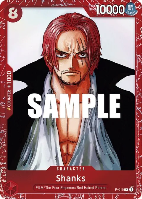 Shanks Premium Card Collection -ONE PIECE FILM RED Edition- P-016 One Piece card from One Piece Promotion Cards