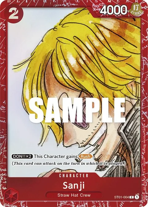 Sanji Premium Card Collection -ONE PIECE FILM RED Edition- ST01-004 One Piece card from One Piece Promotion Cards