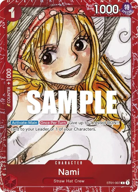 Nami Premium Card Collection -ONE PIECE FILM RED Edition- ST01-007 One Piece card from One Piece Promotion Cards