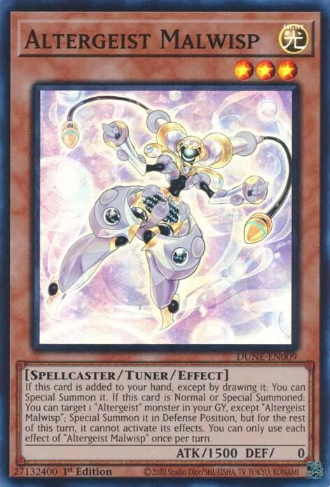 Altergeist Malwisp DUNE-EN009 Yu-Gi-Oh card from Duelist Nexus