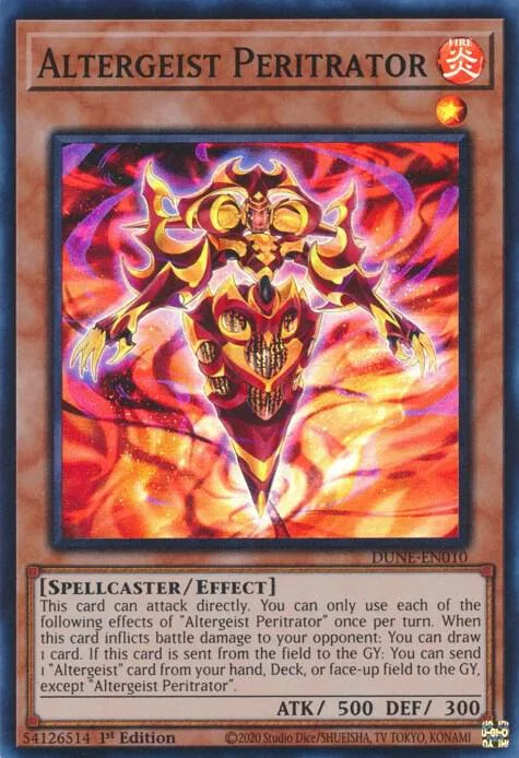 Altergeist Peritrator DUNE-EN010 Yu-Gi-Oh card from Duelist Nexus