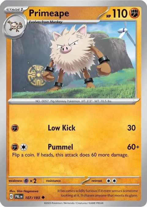 Primeape - 107/193 Cosmos Holo #107/193 Holofoil Pokémon card from Miscellaneous Cards & Products