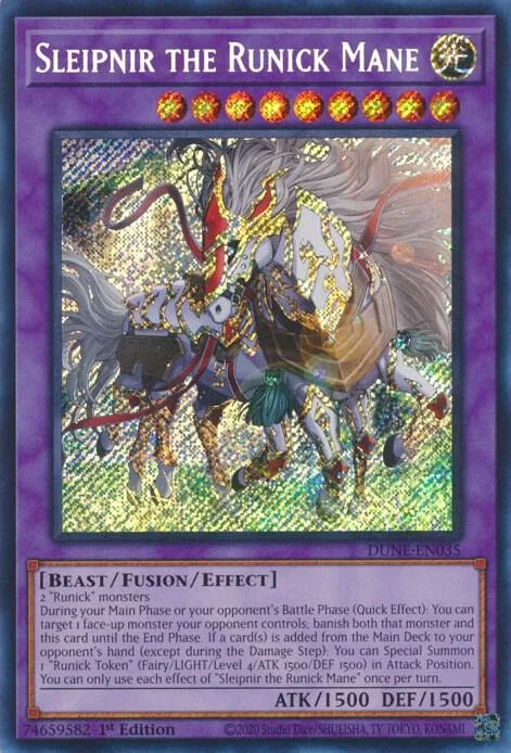 Sleipnir the Runick Mane DUNE-EN035 Yu-Gi-Oh card from Duelist Nexus