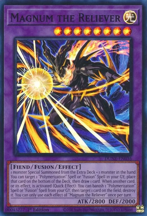 Magnum the Reliever DUNE-EN036 Yu-Gi-Oh card from Duelist Nexus