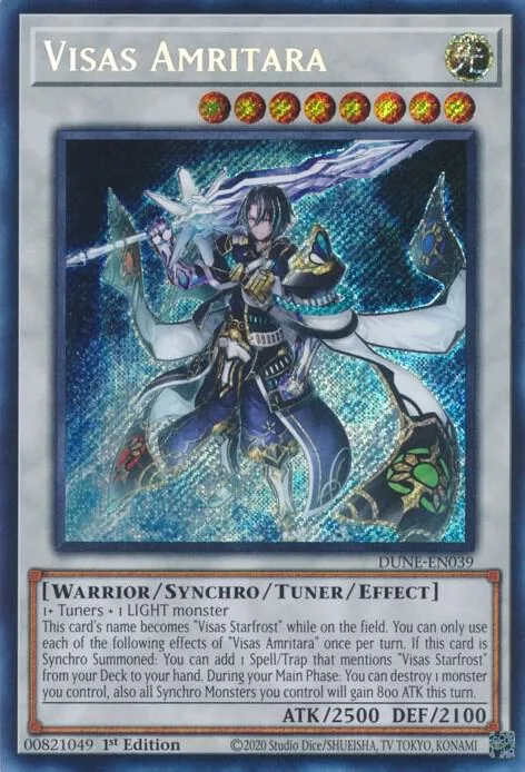 Visas Amritara DUNE-EN039 Yu-Gi-Oh card from Duelist Nexus