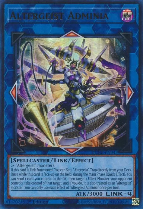 Altergeist Adminia DUNE-EN047 Yu-Gi-Oh card from Duelist Nexus