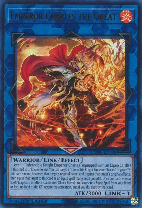 Emperor Charles the Great DUNE-EN048 Yu-Gi-Oh card from Duelist Nexus