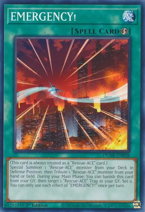 EMERGENCY! DUNE-EN058 Yu-Gi-Oh card from Duelist Nexus