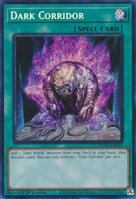 Dark Corridor DUNE-EN059 Yu-Gi-Oh card from Duelist Nexus