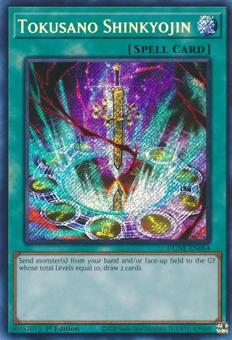 Tokusano Shinkyojin DUNE-EN064 Yu-Gi-Oh card from Duelist Nexus