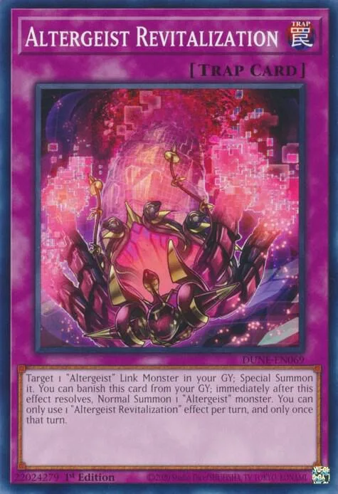 Altergeist Revitalization DUNE-EN069 Yu-Gi-Oh card from Duelist Nexus