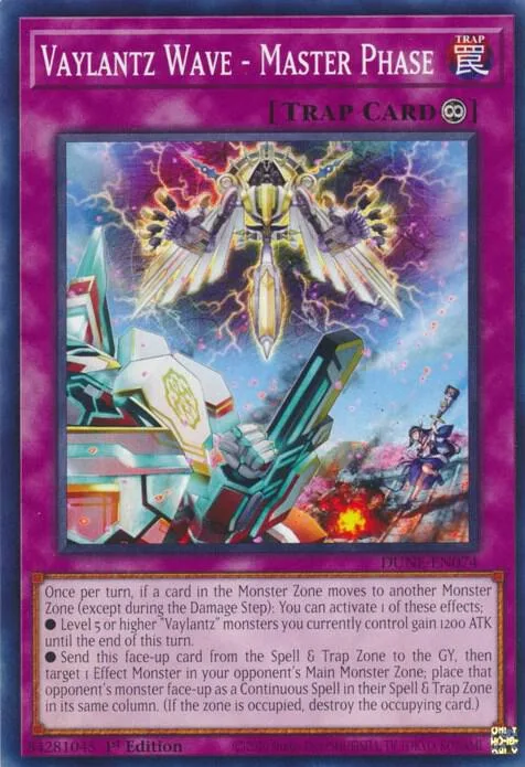 Vaylantz Wave - Master Phase DUNE-EN074 Yu-Gi-Oh card from Duelist Nexus