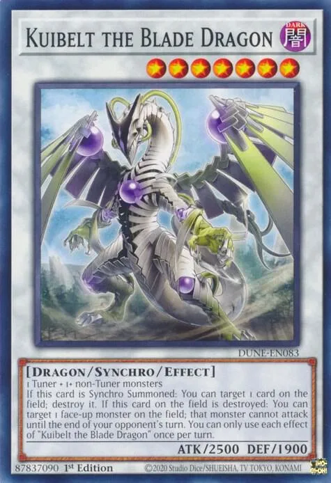 Kuibelt the Blade Dragon DUNE-EN083 Yu-Gi-Oh card from Duelist Nexus