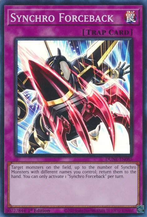 Synchro Forceback DUNE-EN085 Yu-Gi-Oh card from Duelist Nexus