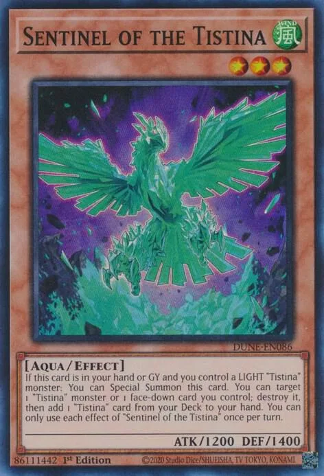 Sentinel of the Tistina DUNE-EN086 Yu-Gi-Oh card from Duelist Nexus