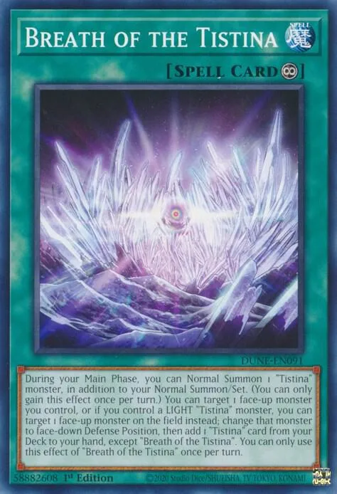 Breath of the Tistina DUNE-EN091 Yu-Gi-Oh card from Duelist Nexus
