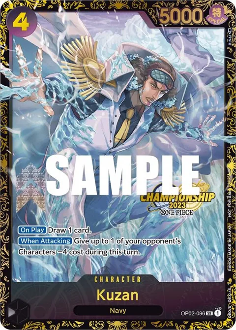 Kuzan Championship 2023 OP02-096 One Piece card from One Piece Promotion Cards