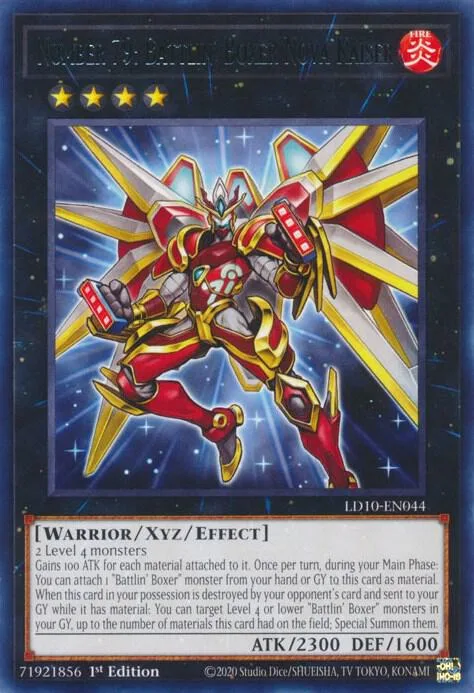 Number 79: Battlin' Boxer Nova Kaiser LD10-EN044 Yu-Gi-Oh card from Legendary Duelists: Soulburning Volcano