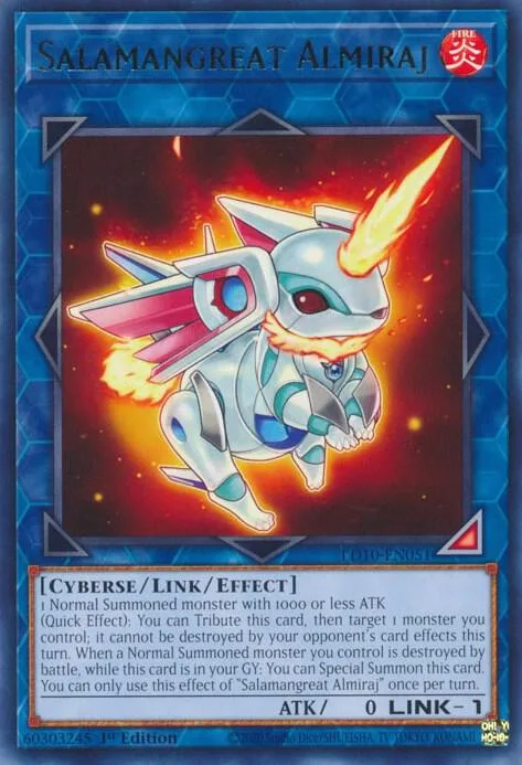 Salamangreat Almiraj LD10-EN051 Yu-Gi-Oh card from Legendary Duelists: Soulburning Volcano
