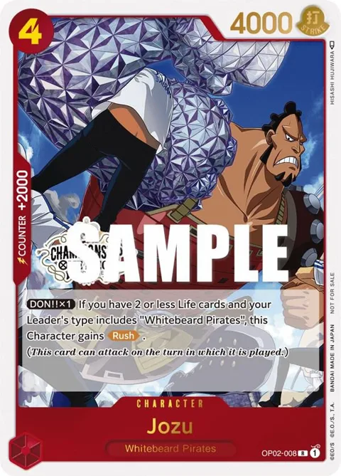 Jozu Store Championship Participation Pack Vol. 2 OP02-008 One Piece card from One Piece Promotion Cards