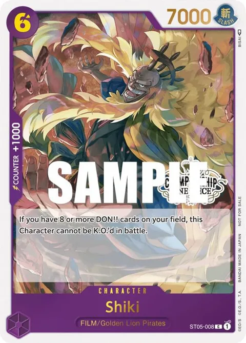 Shiki Store Championship Participation Pack Vol. 2 ST05-008 One Piece card from One Piece Promotion Cards