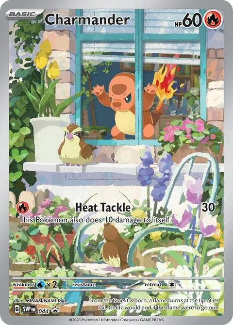 Charmander #044 Holofoil Pokémon card from Scarlet & Violet Promo Cards