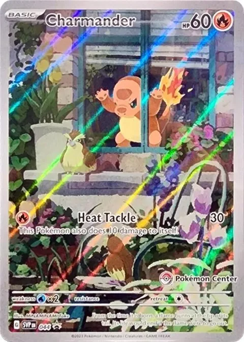 Charmander - 044 Pokemon Center Exclusive #044 Holofoil Pokémon card from Scarlet & Violet Promo Cards