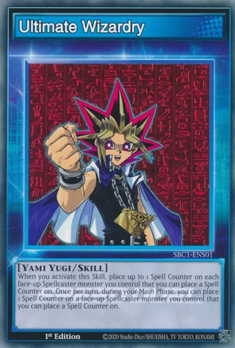 Ultimate Wizardry SBC1-ENS01 Yu-Gi-Oh card from Speed Duel: Streets of Battle City