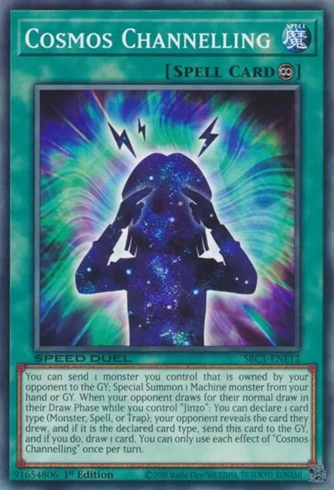 Cosmos Channelling SBC1-ENE12 Yu-Gi-Oh card from Speed Duel: Streets of Battle City