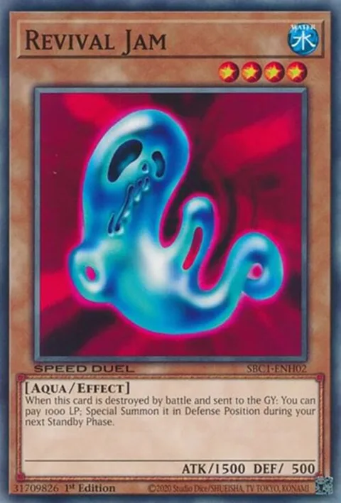 Revival Jam SBC1-ENH02 Yu-Gi-Oh card from Speed Duel: Streets of Battle City