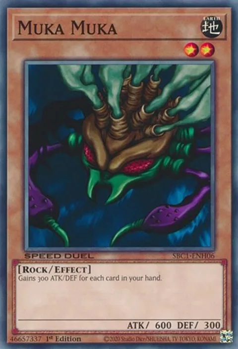 Muka Muka SBC1-ENH06 Yu-Gi-Oh card from Speed Duel: Streets of Battle City