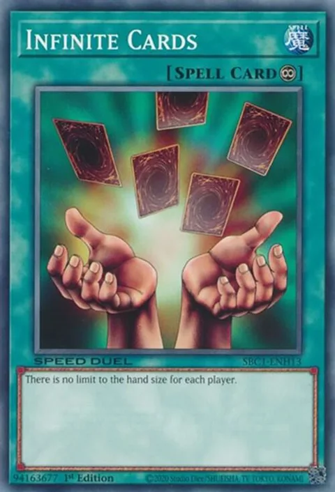 Infinite Cards SBC1-ENH13 Yu-Gi-Oh card from Speed Duel: Streets of Battle City