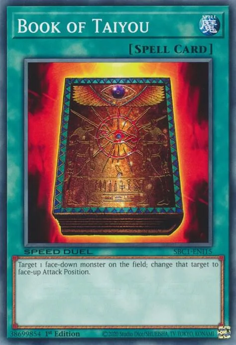 Book of Taiyou SBC1-ENI15 Yu-Gi-Oh card from Speed Duel: Streets of Battle City