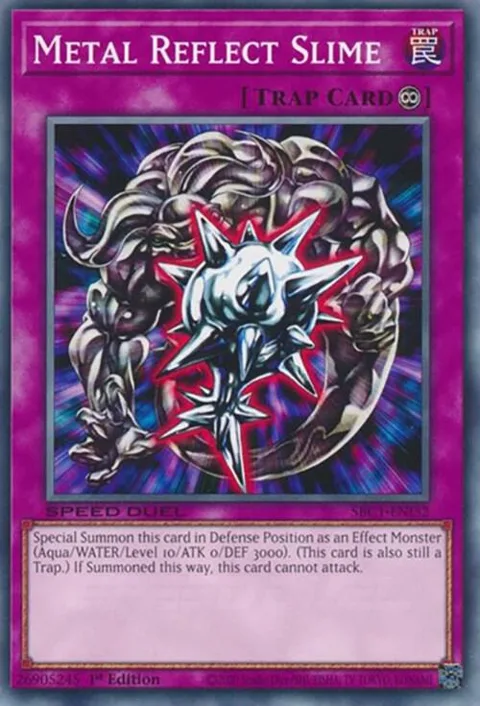 Metal Reflect Slime SBC1-ENI32 Yu-Gi-Oh card from Speed Duel: Streets of Battle City