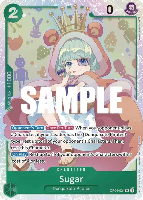 Sugar OP04-024 One Piece card from Kingdoms of Intrigue