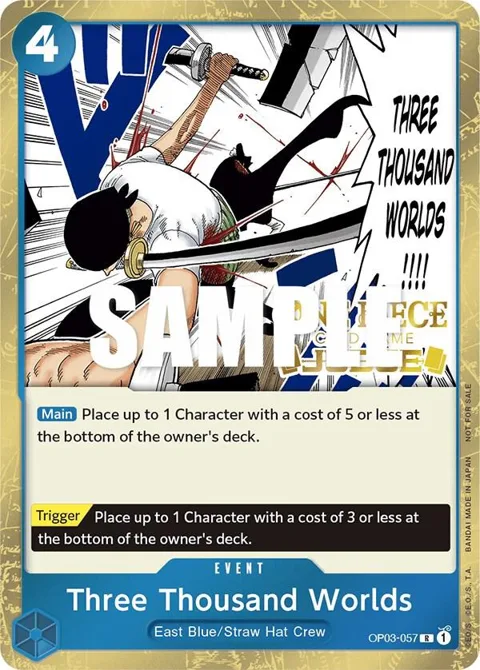 Three Thousand Worlds Judge Pack Vol. 2 OP03-057 One Piece card from One Piece Promotion Cards